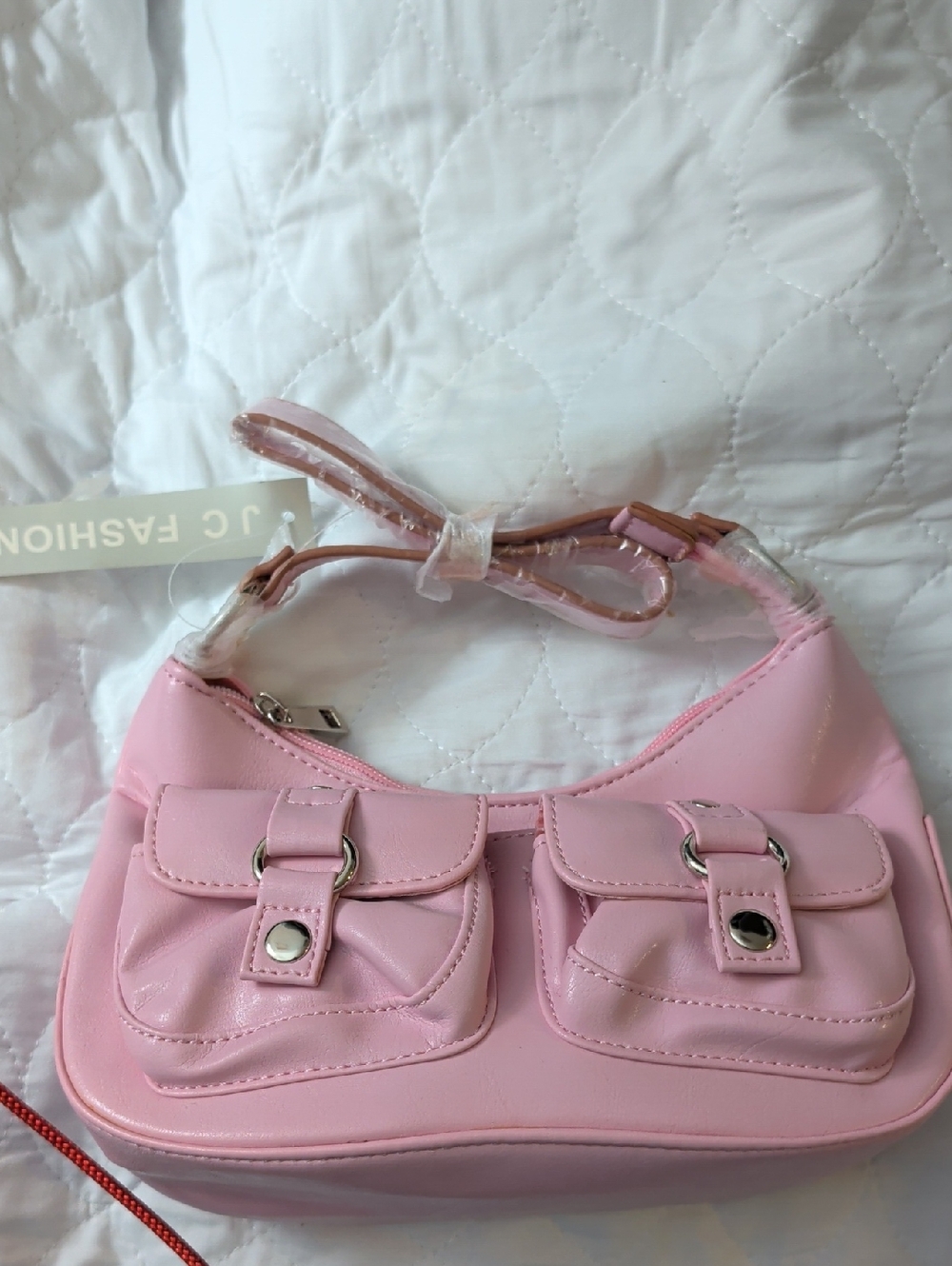 J C Fashion Pink Mini Shoulder Bag